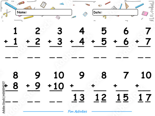Let's Learn the Number 9. searching coloring circling counting and drawing	
