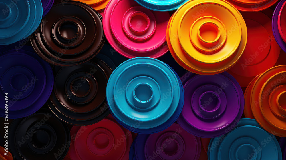 Cosmic Euphoria: Abstract Concentric Circles. Generative AI Cosmic Euphoria: Abstract Concentric Circles. Generative AI