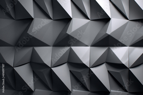 Textured wallpaper background with a 3d geometric parts. AI generated