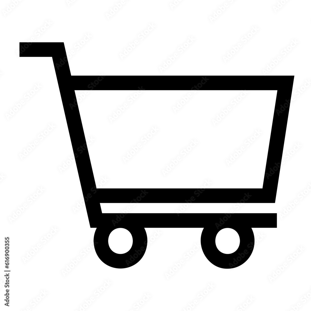 shopping cart line icon shopping cart line icon