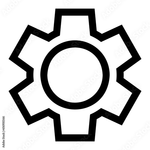 settings line icon