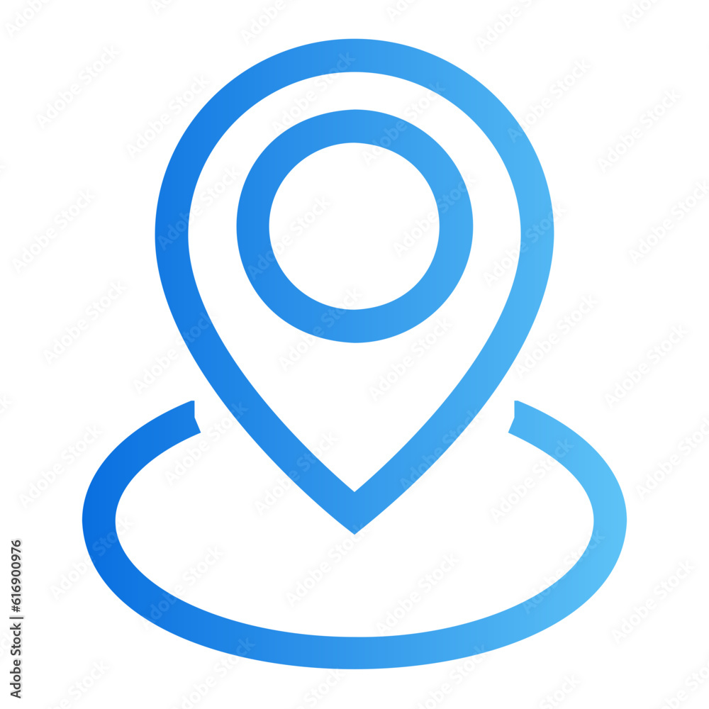 pin gradient icon pin gradient icon