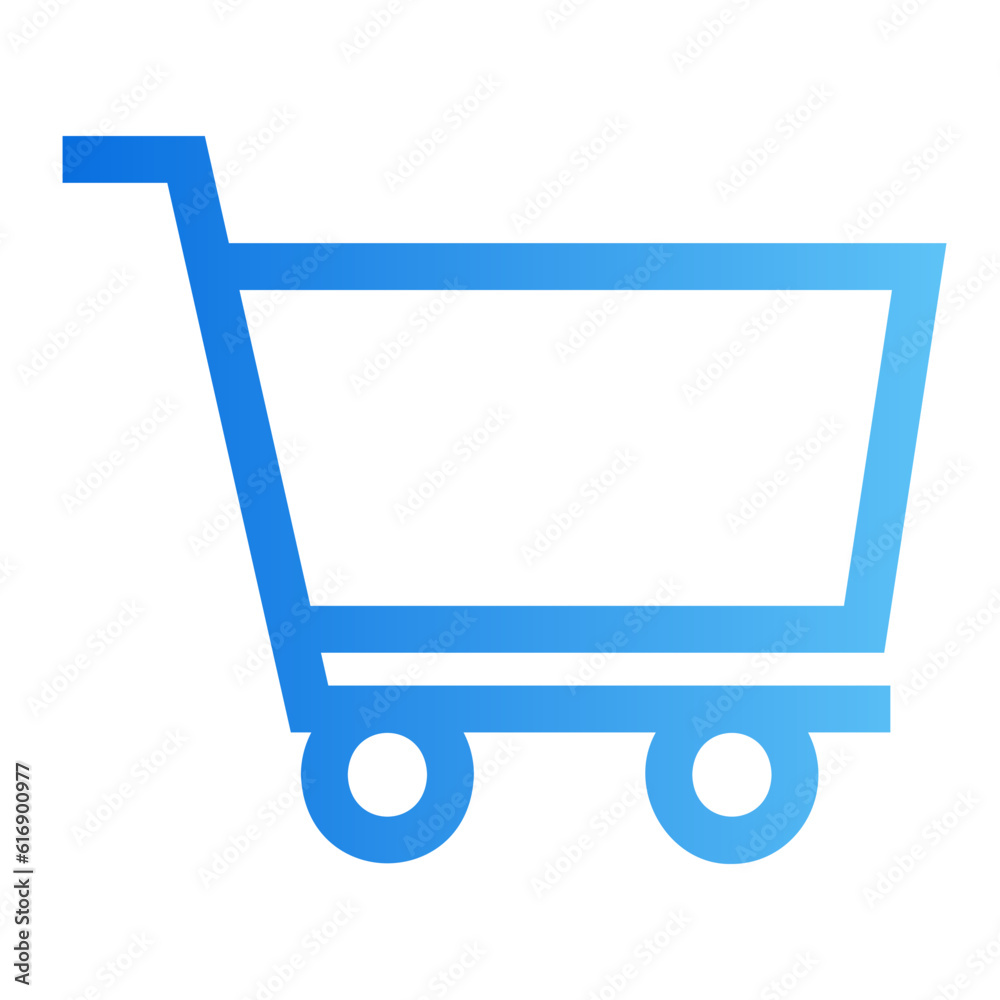 shopping cart gradient icon shopping cart gradient icon