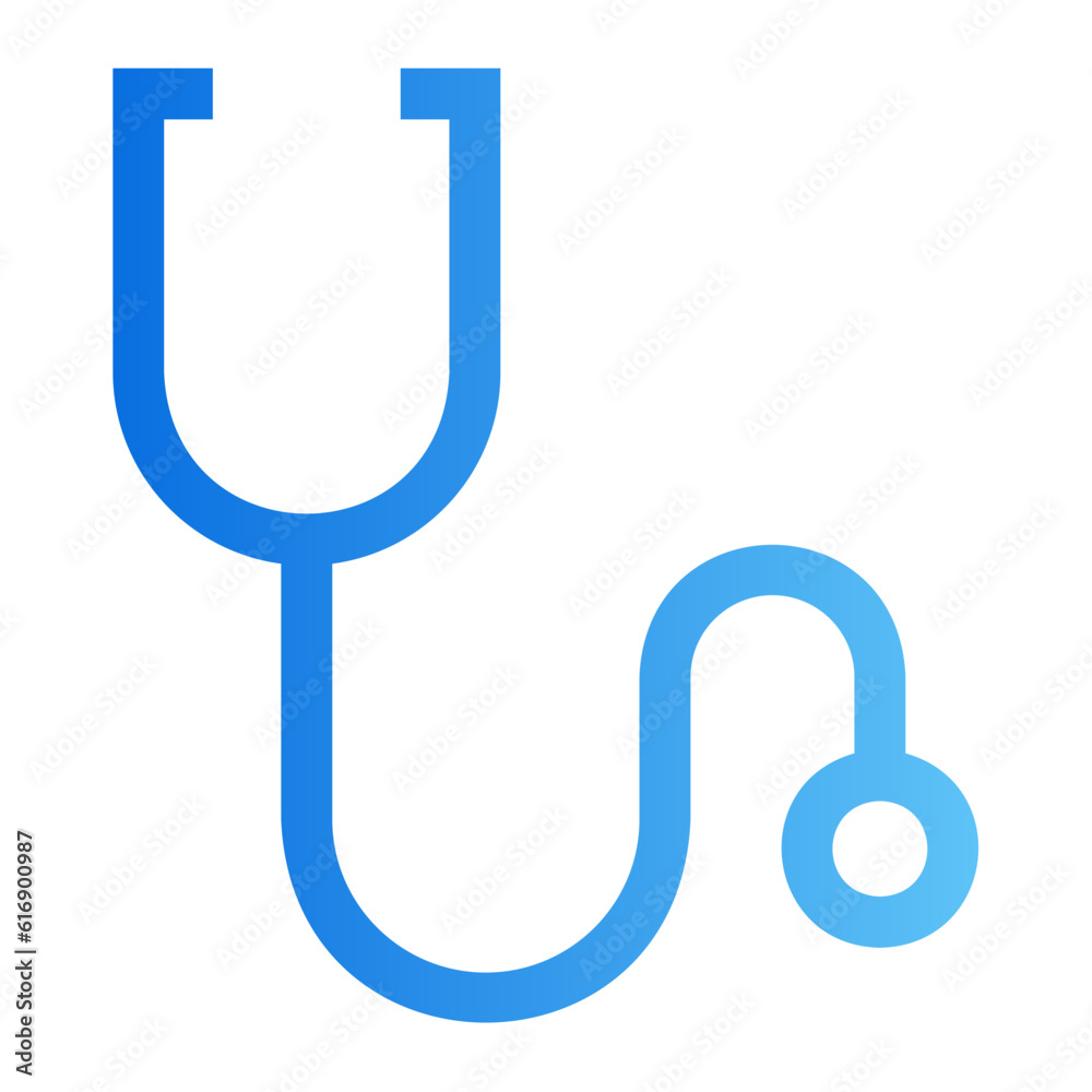 stethoscope gradient icon stethoscope gradient icon