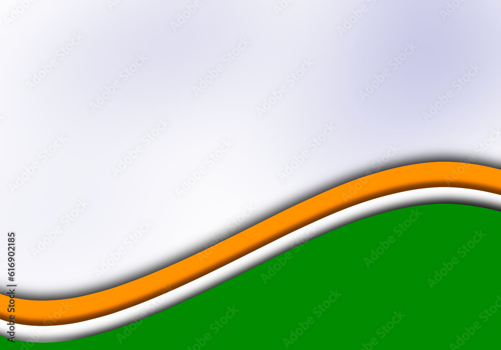 Indian Flag Background with waves- Happy independence day and Happy republic day Indian Flag Background with waves- Happy independence day and Happy republic day