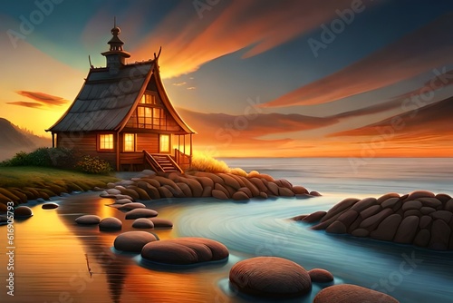 house on the beach © Usama