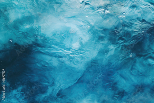 Generative AI - Serene Reflections: Abstract Water Wave Background, Captivating and Tranquil