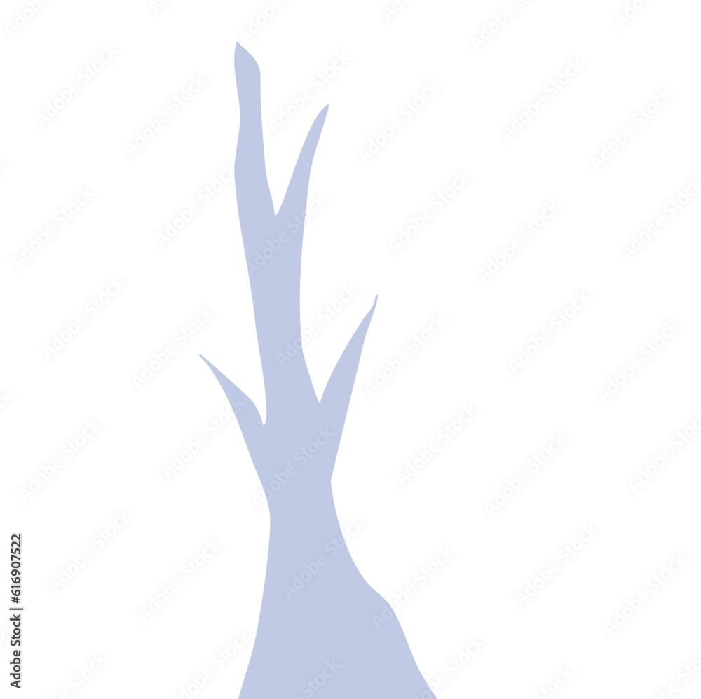 Hand Drawn Winter Tree Wtihout Leaves Hand Drawn Winter Tree Wtihout Leaves