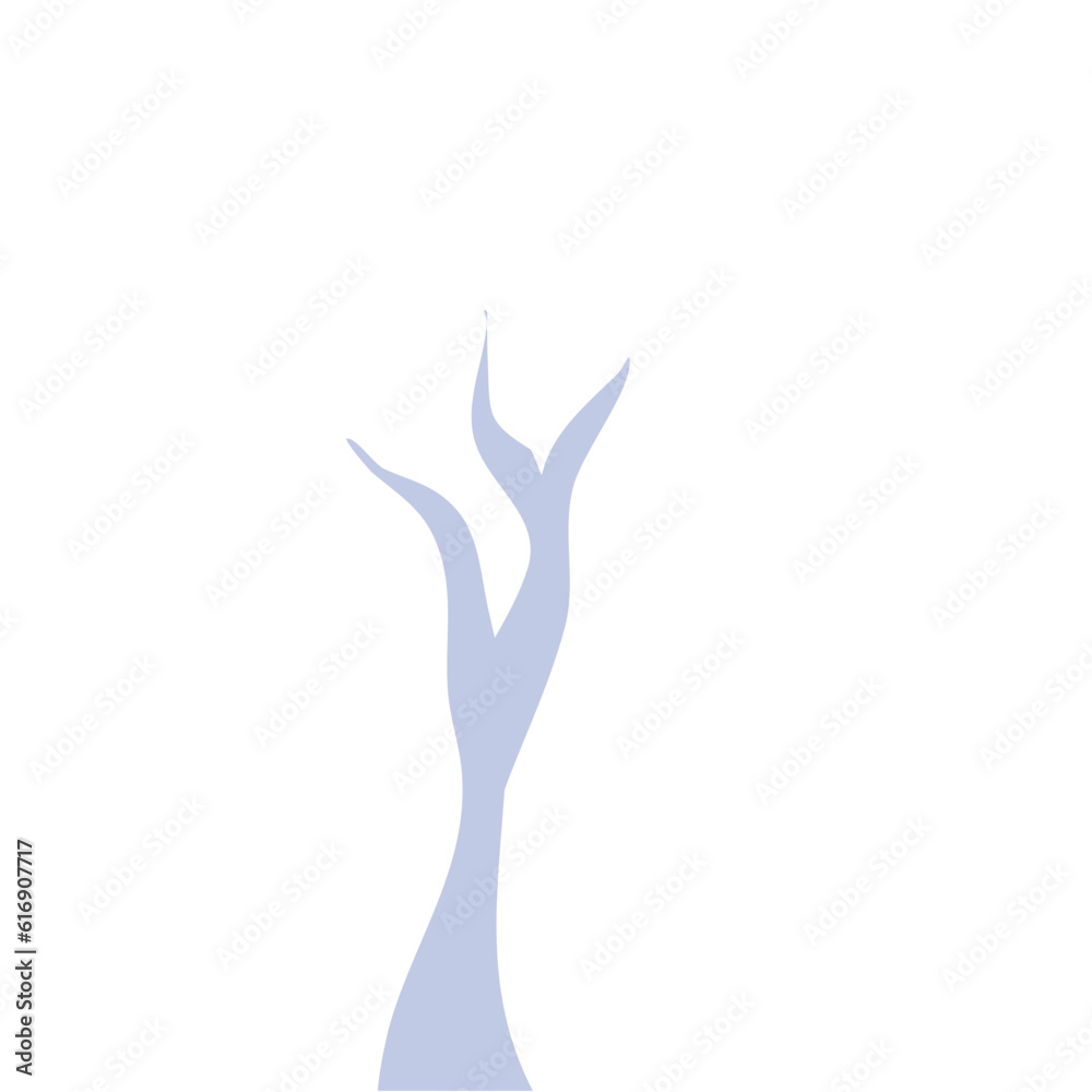 Hand Drawn Winter Tree Wtihout Leaves Hand Drawn Winter Tree Wtihout Leaves