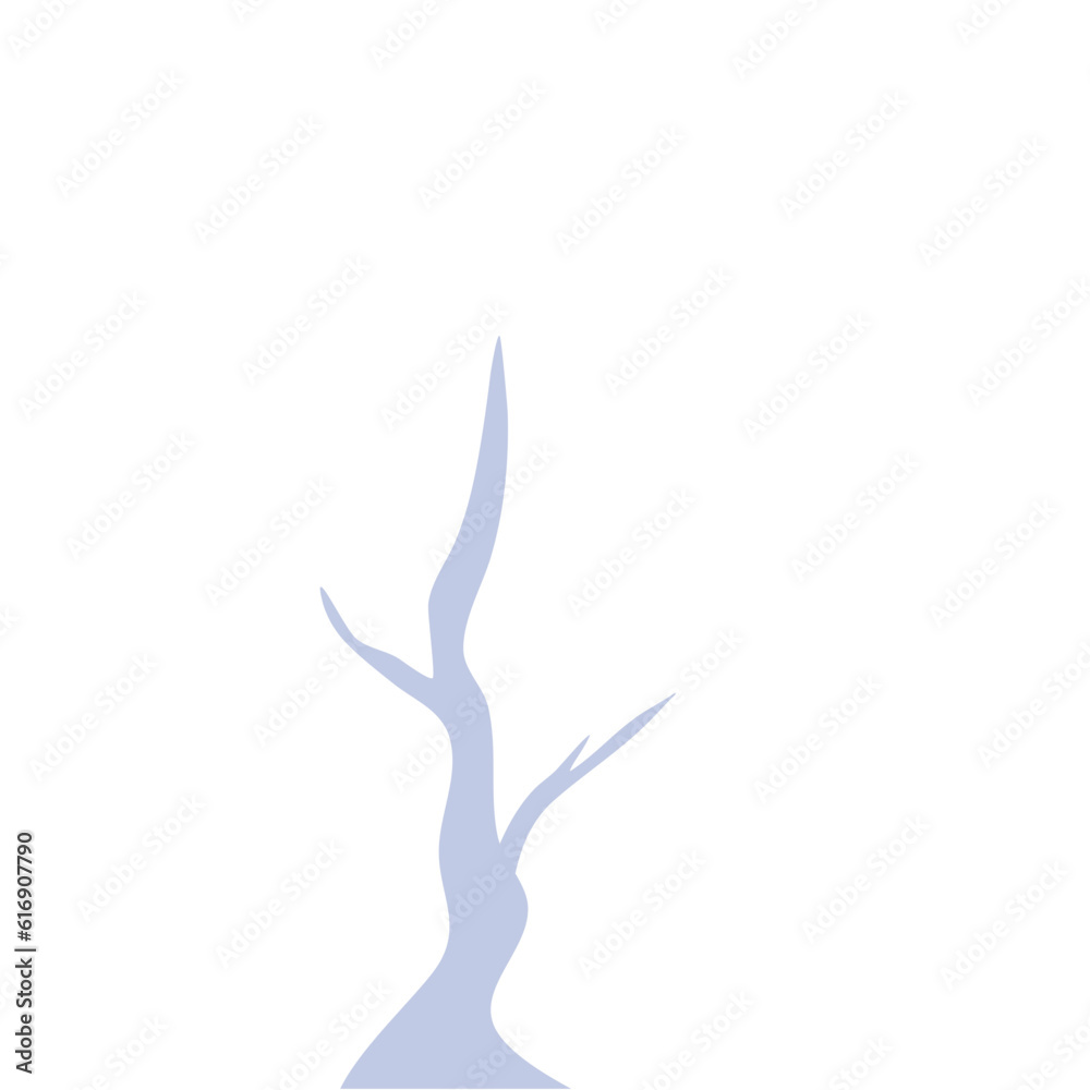 Hand Drawn Winter Tree Wtihout Leaves Hand Drawn Winter Tree Wtihout Leaves