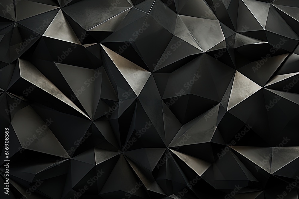 Metallic Low-Poly Abstract Background Metallic Low-Poly Abstract Background