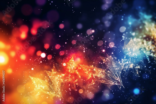 simple bright Christmas wallpaper background. AI generated.