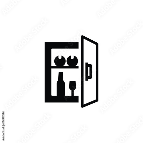 Mini bar icon vector design trendy