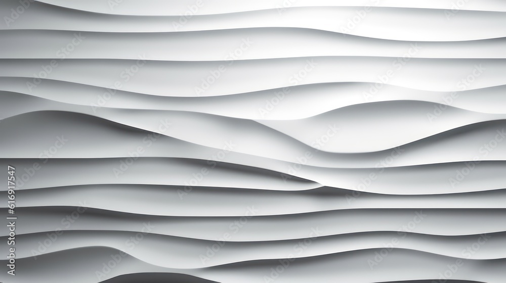 White background paper, 3d render, abstract wallpaper with fold and waves, AI Genrated White background paper, 3d render, abstract wallpaper with fold and waves, AI Genrated