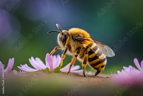 bee on a flower © Usama