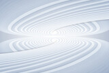 White spiral future building artificial space background,3D rendering