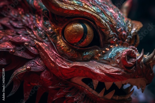 Chinese dragon. Generate Ai