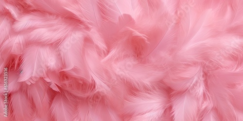 soft pink vintage color trends chicken feather texture made with Generative AI