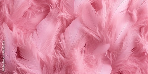 soft pink vintage color trends chicken feather texture made with Generative AI