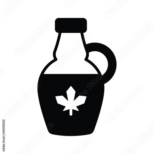 Customizable vector of maple syrup in modern style, ready to use icon