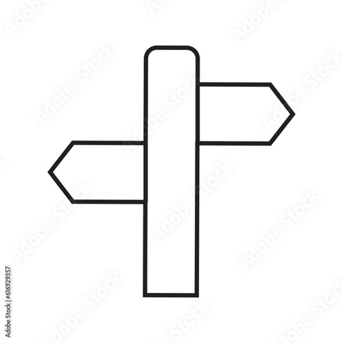 direction icon vector