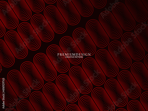 Minimalist red premium abstract background with luxury geometric elements. Exclusive wallpaper design for posters, flyers, presentations, websites, etc.