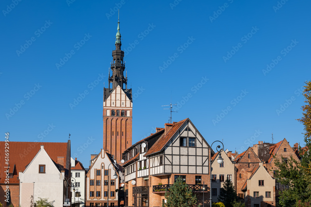 Fototapeta premium City Of Elblag Old Town Skyline In Poland