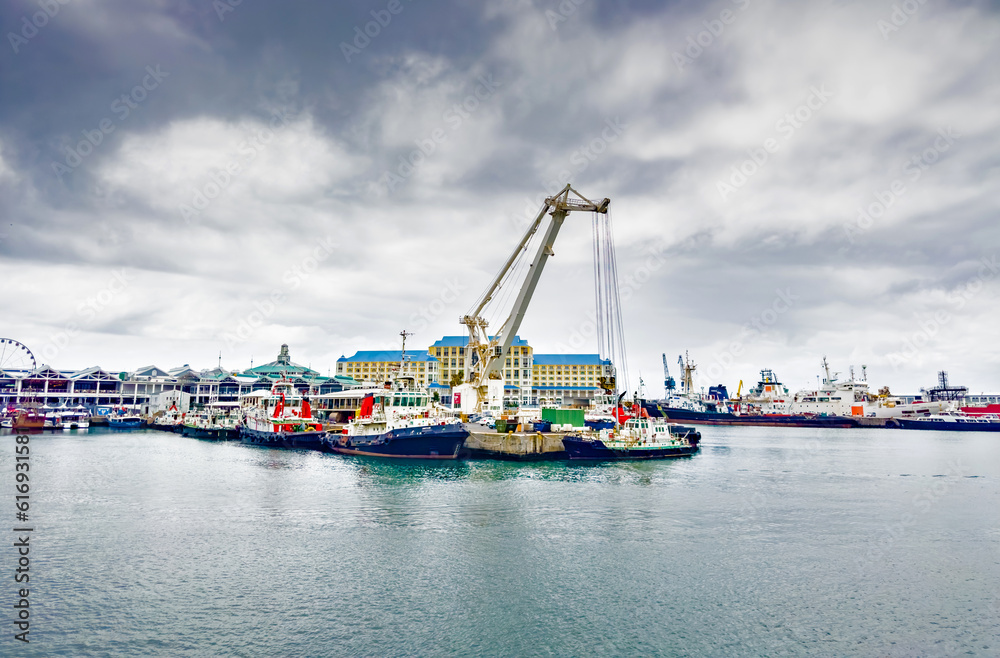 Shipyard docks at V and A Waterfront Harbour