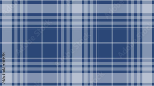 Blue and white plaid fabric texture