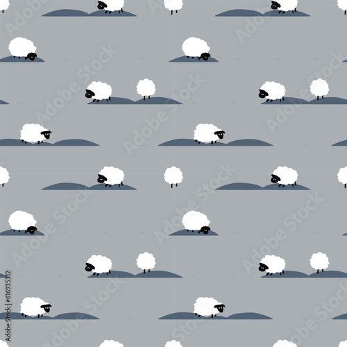 Vector illustration of beautiful pattern. Abstract art print.