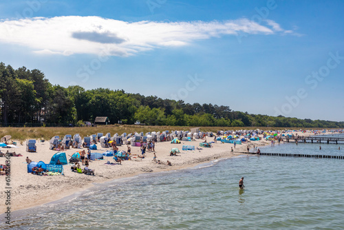 Spaziergang am Nachmittag durch Zingst an der Ostsee.