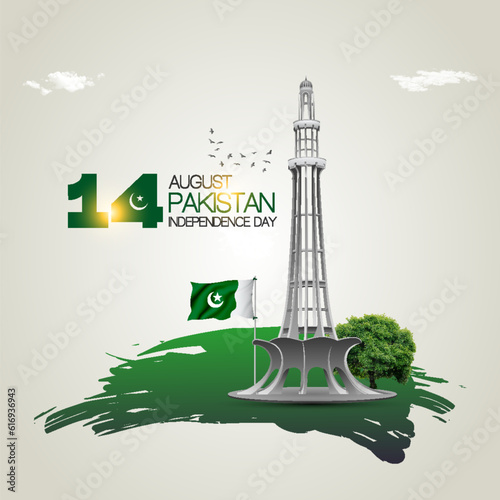 Happy Independence Day 14th August happy independence day Pakistan and social media post