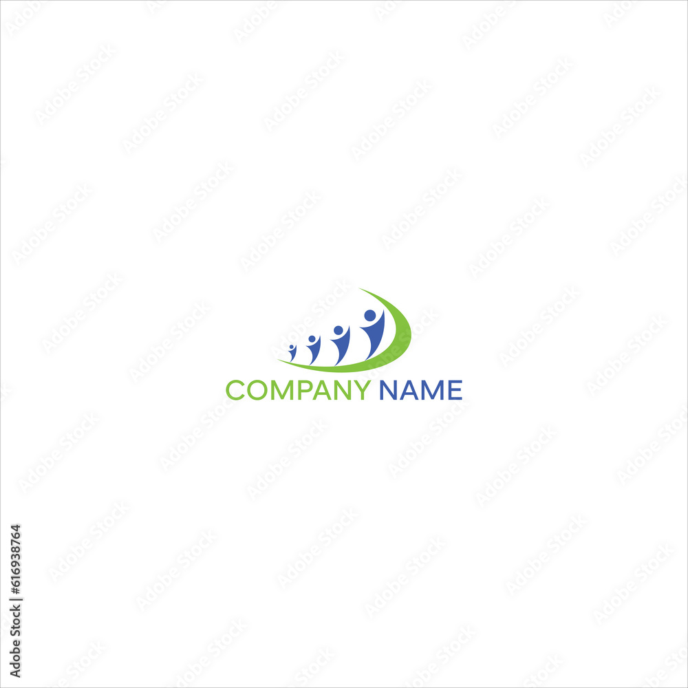 financial creative logo design template