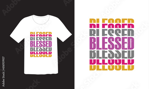 Typography t shirt design concept.
