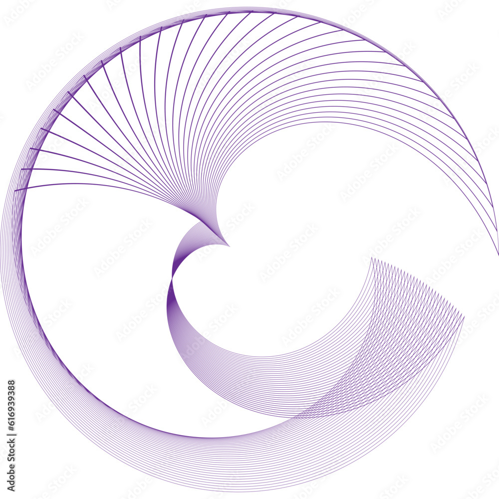Abstract design. Wave element Abstract design. Wave element