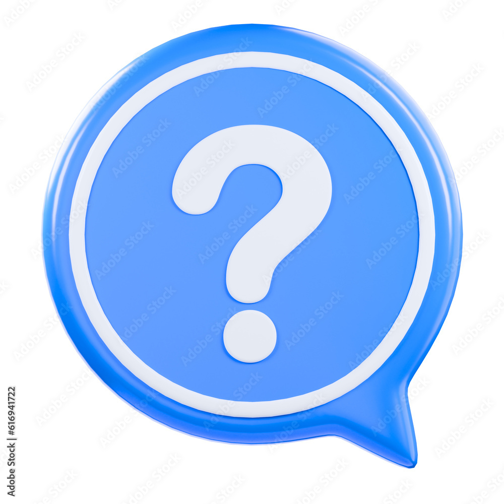 question mark icon 3d illustration question mark icon 3d illustration