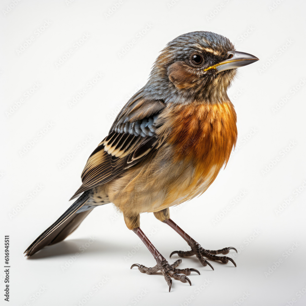 A fledgling Finch (Fringillidae) exploring its surroundings.