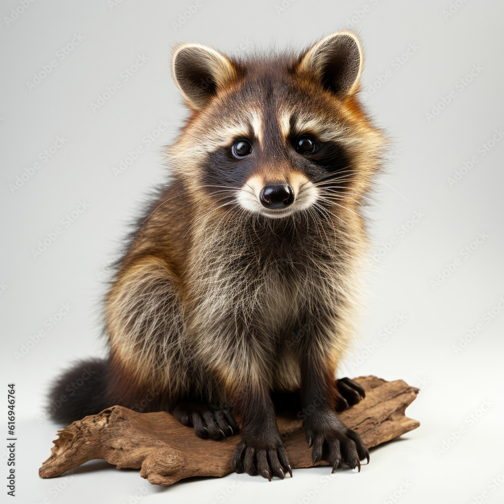 A cheeky Raccoon (Procyon lotor) with a curious expression. A cheeky Raccoon (Procyon lotor) with a curious expression.