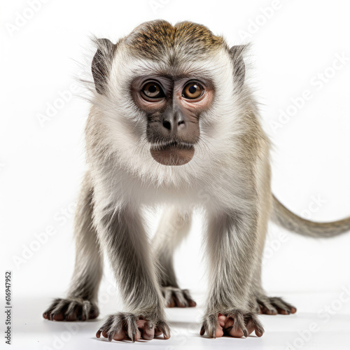 A Vervet Monkey  Chlorocebus pygerythrus  in a playful mood.