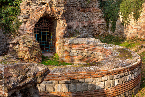 Plovdiv, Bulgaria South cilcular round tower from early Byzantine period photo