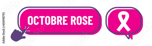 Octobre Rose / lutte contre le cancer du sein en france