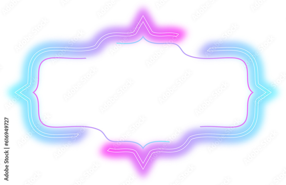 cyberpunk neon frame empty element design cyberpunk neon frame empty element design