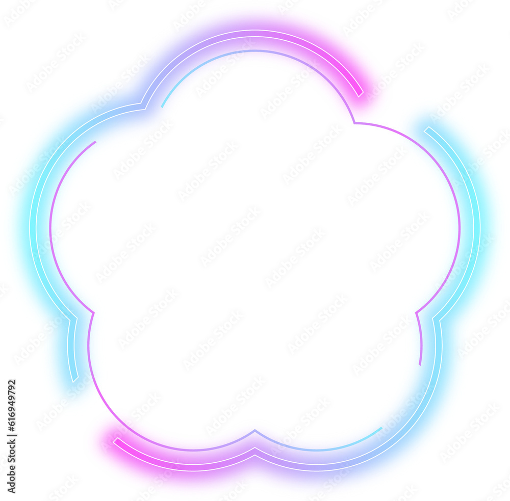 cyberpunk neon frame empty element design cyberpunk neon frame empty element design