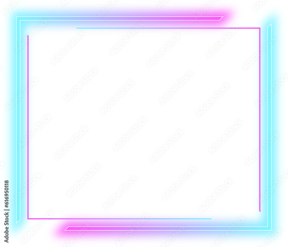 cyberpunk neon frame empty element design cyberpunk neon frame empty element design