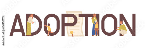 Adoption Flat Text