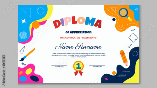 Kindergarten Certificate Template