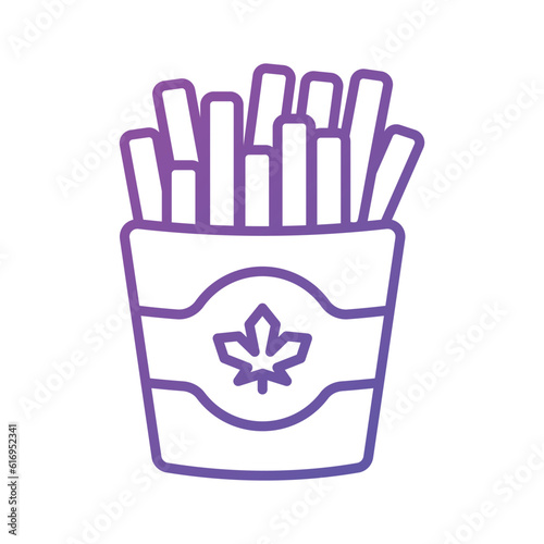 Yummy french fries vector design in modern style, ready to use icon