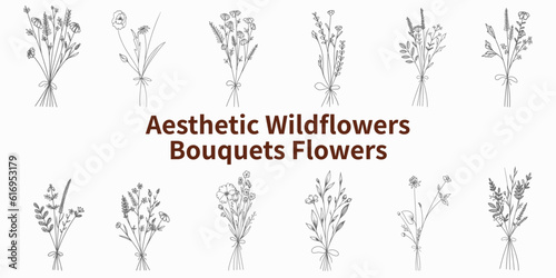 Aesthetic Wildflowers Bouquets Flowers