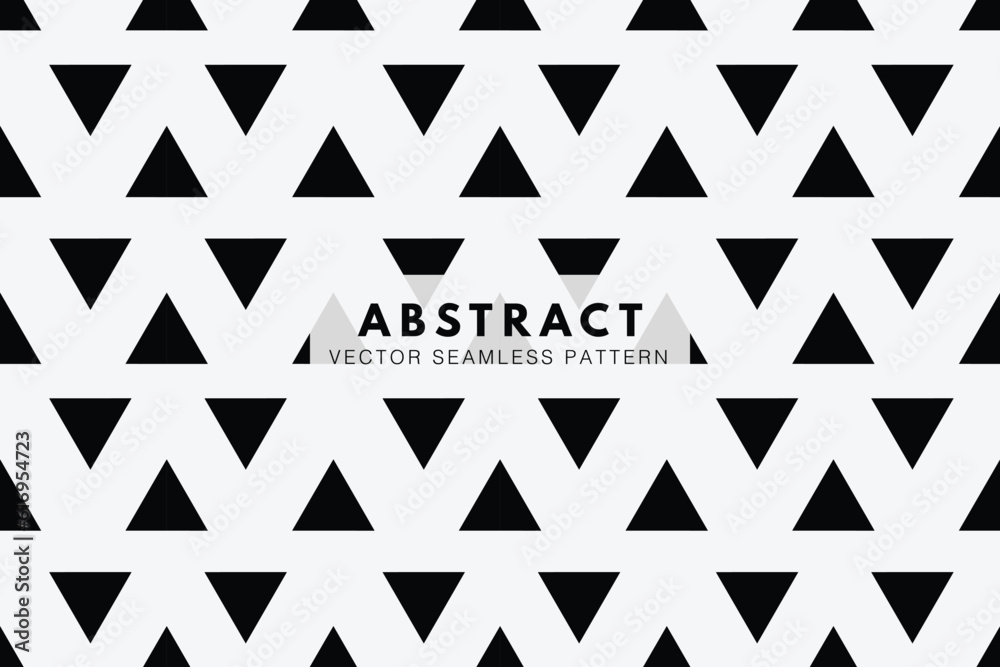 Triangle shapes abstract seamless repeat vector pattern Triangle shapes abstract seamless repeat vector pattern