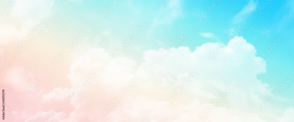 Air clouds in the pastel sky. Pastel backdrop in the air. Air clouds in the pastel sky. Pastel backdrop in the air.